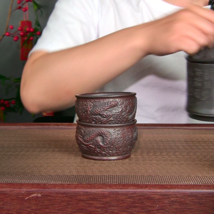 茶杯紫砂高货放漏