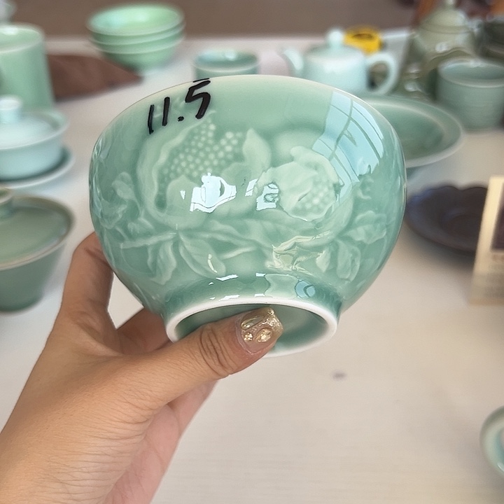 小米茶器龙泉青瓷