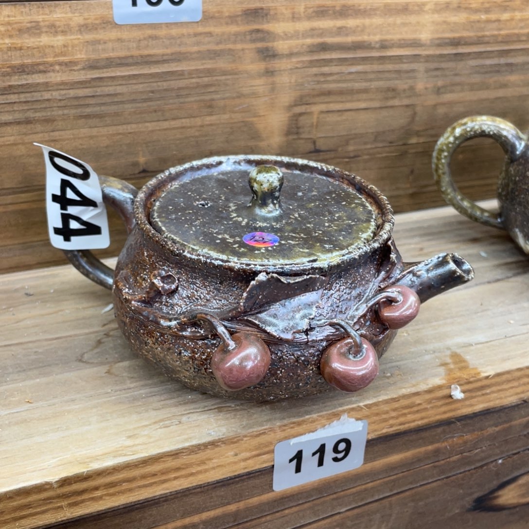 陶纯手工柴烧茶壶茶具
