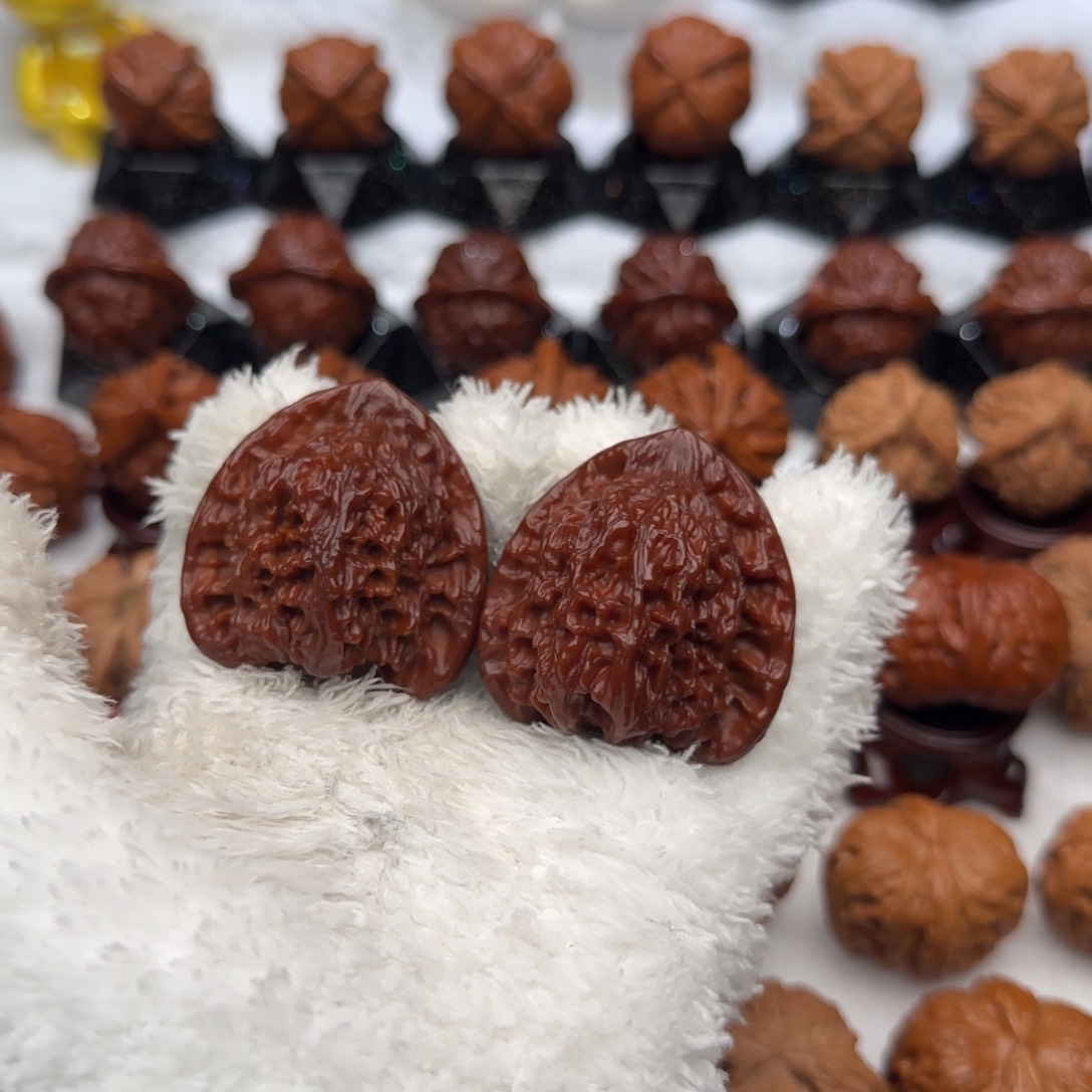 吊坠文玩核桃43虎头王