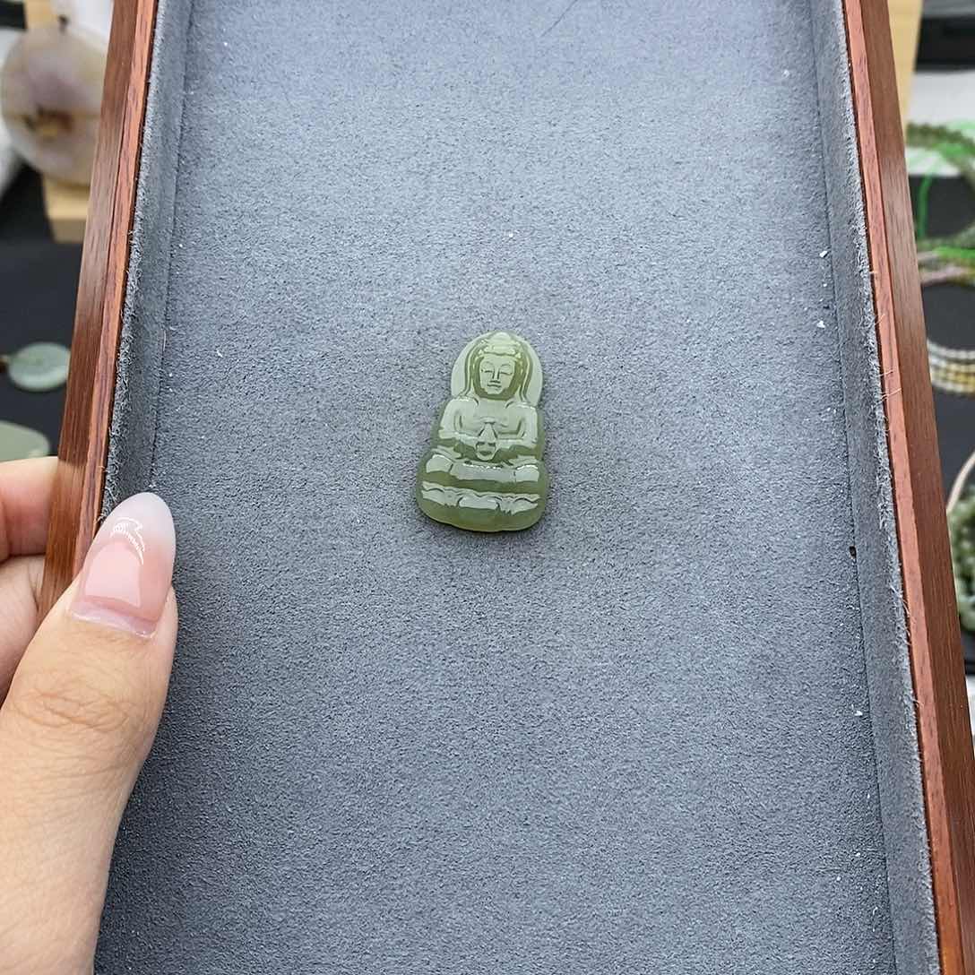 和田玉吊坠(不含链)未镶嵌