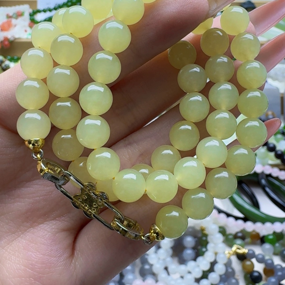 和田玉未镶嵌手链