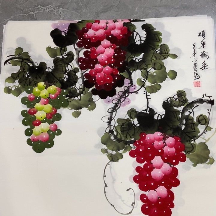 枕书斋画廊的直播间