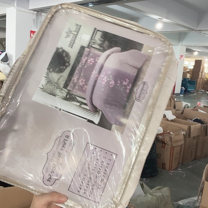 杏色床品收纳袋发1瑕疵