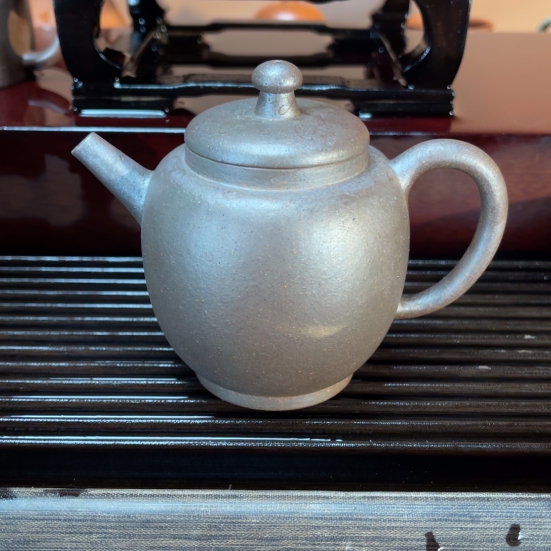 紫砂茶壶高端180cc紫泥高温巨轮