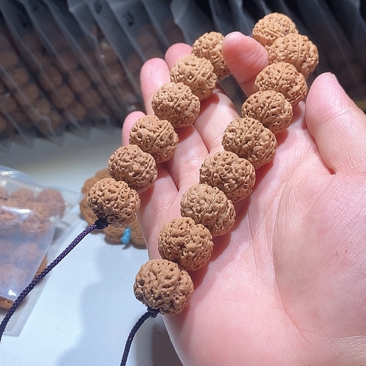 金刚菩提吊坠私人定制矮桩双龙21mm