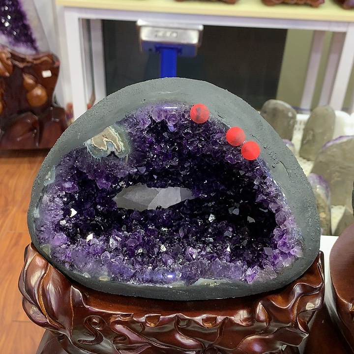 紫晶大型摆件（非配饰）未镶嵌蛋