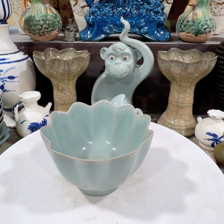 茶盏手工制作陶瓷摆件