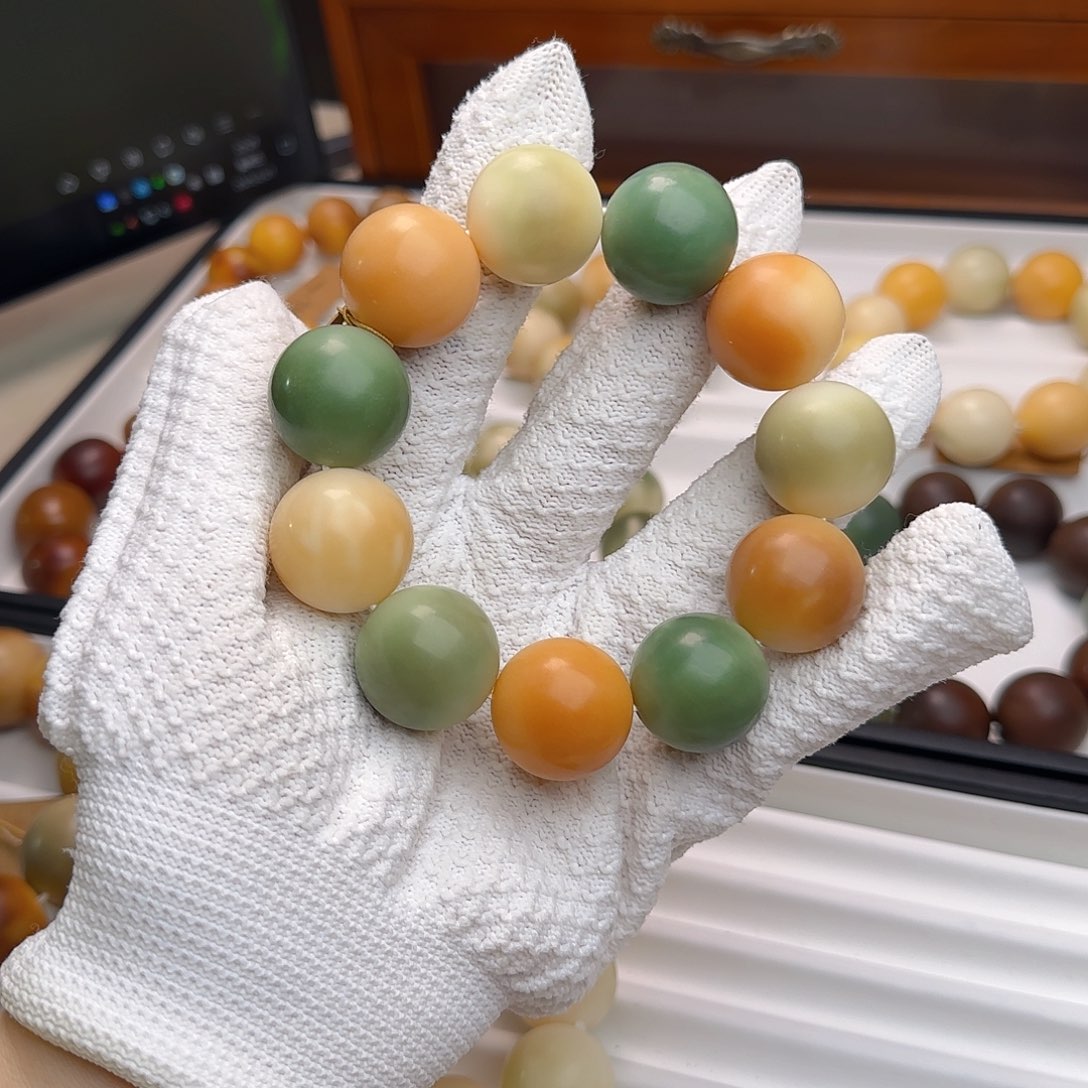 菩提根/象牙果手串卡22干磨圆珠5默认微瑕