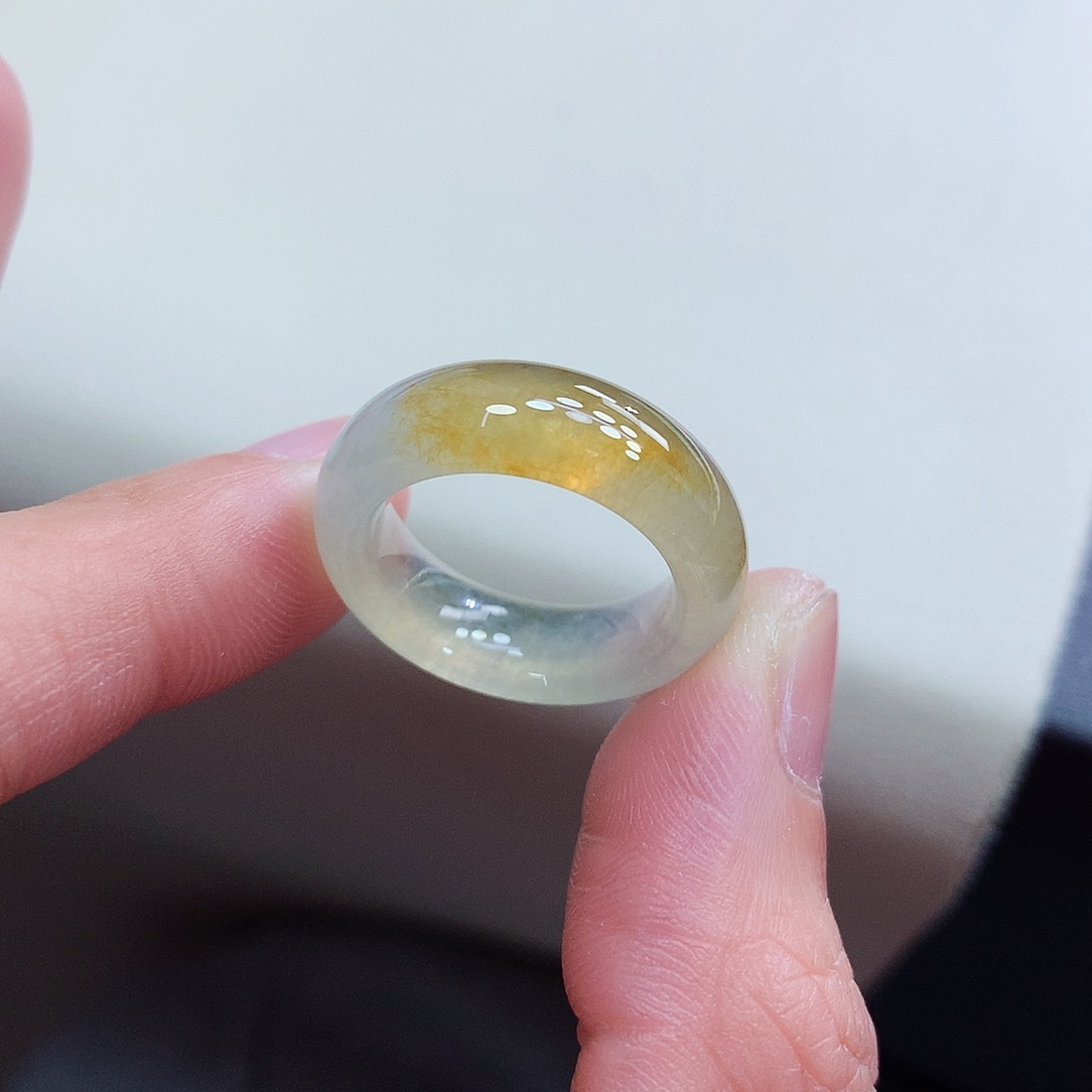 未镶嵌戒指翡翠13-14号