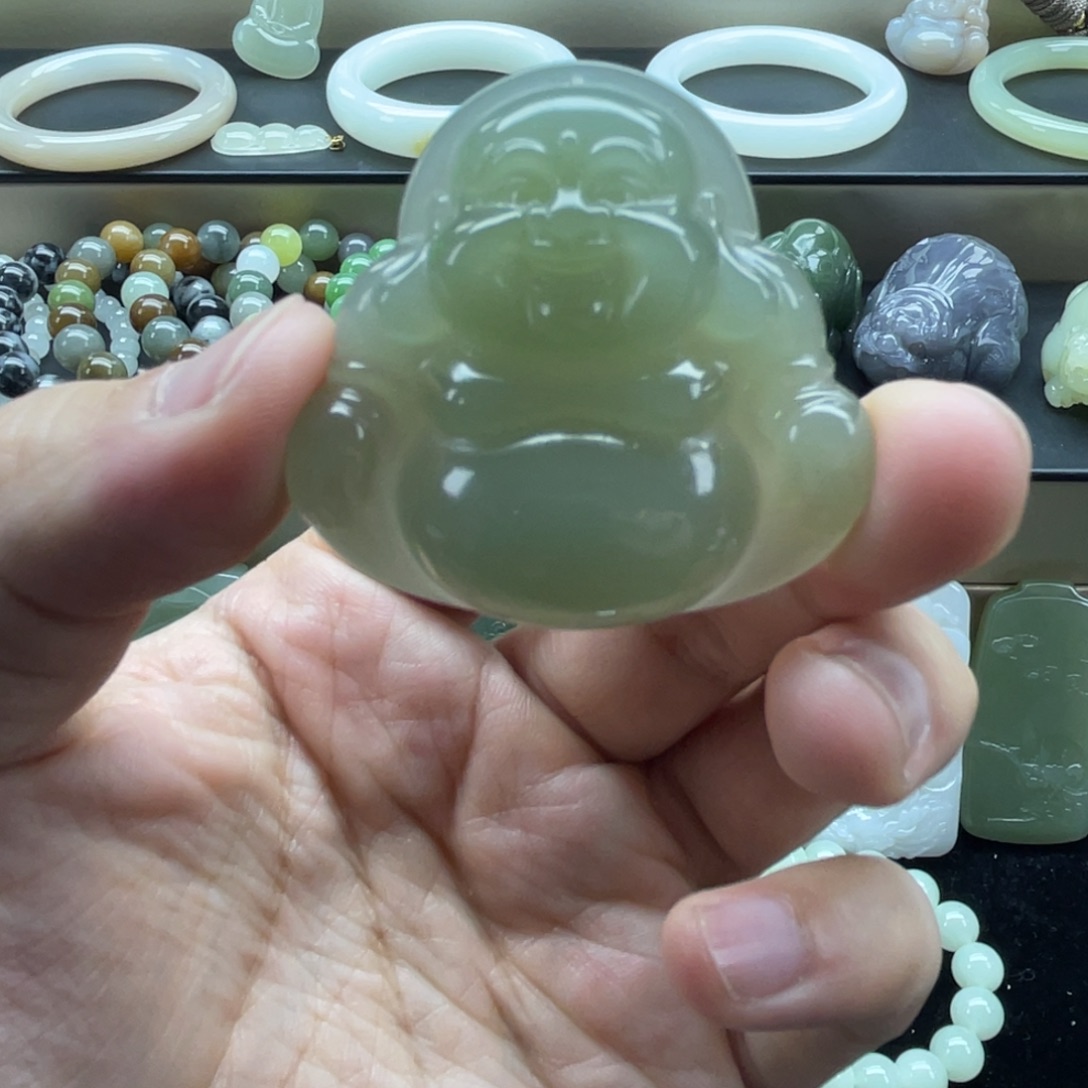 和田玉未镶嵌颈饰45