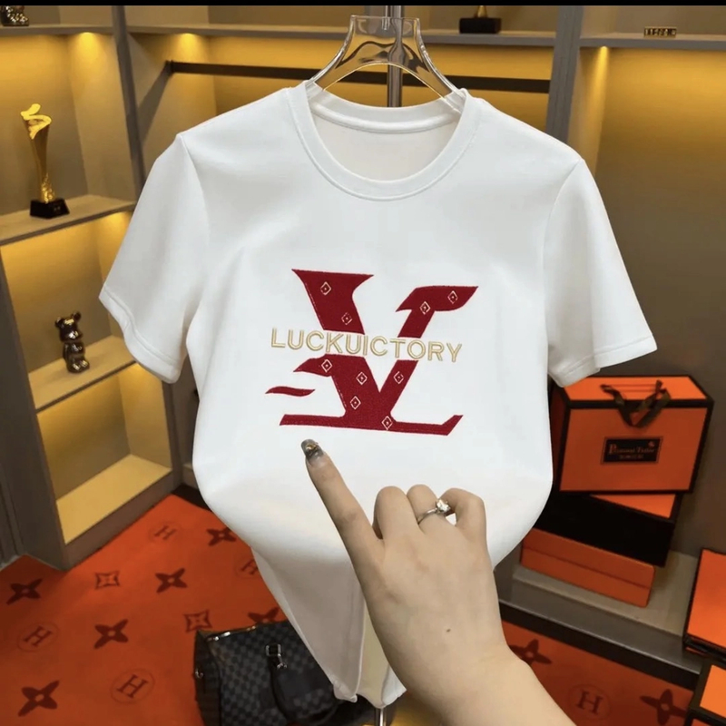 A18时尚民族风男士男款白色夏委半袖宽松印花修身经典休闲百搭