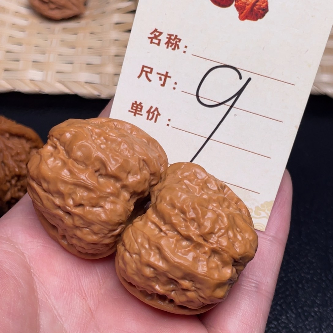 文玩核桃把件蛙蛙39尺9