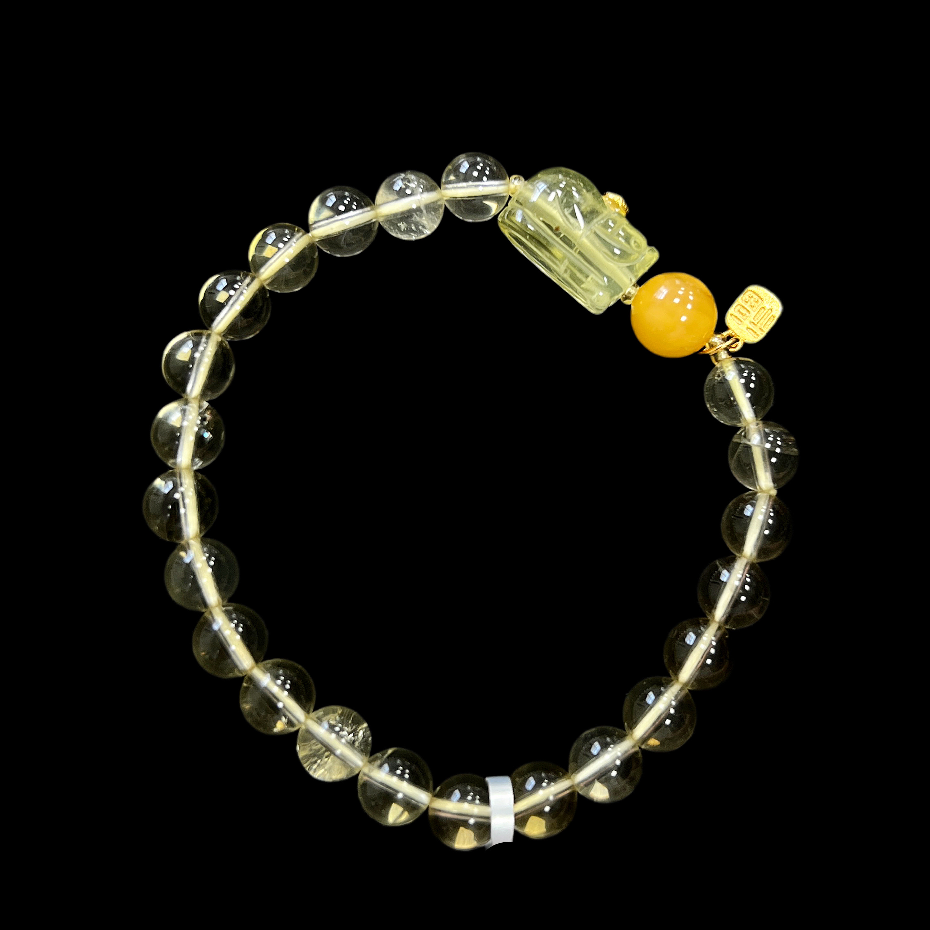 9136-黄水晶手串孤品