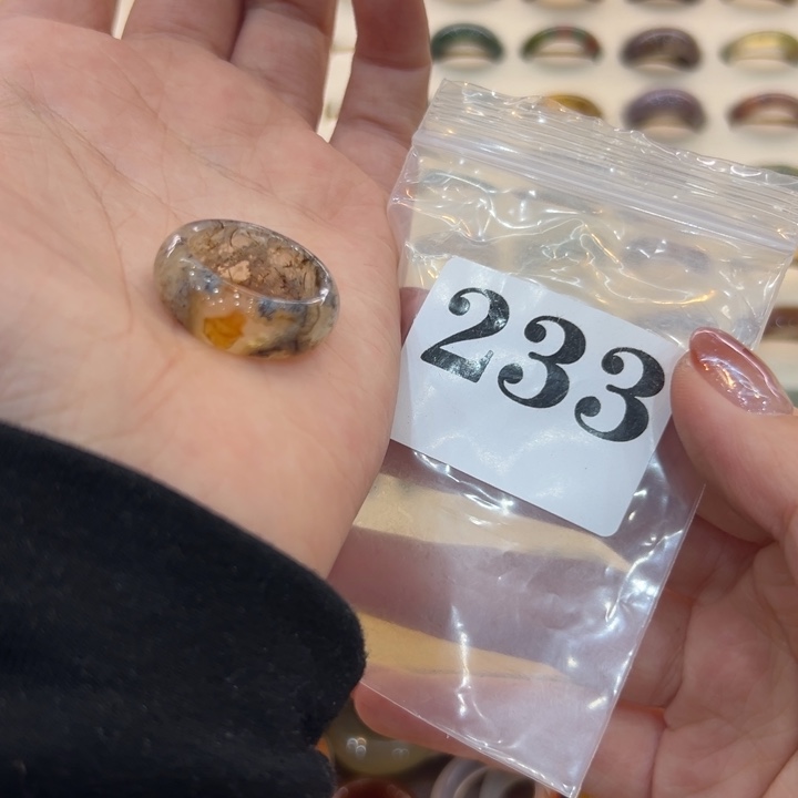 玛瑙/玉髓合金戒指233港15送一