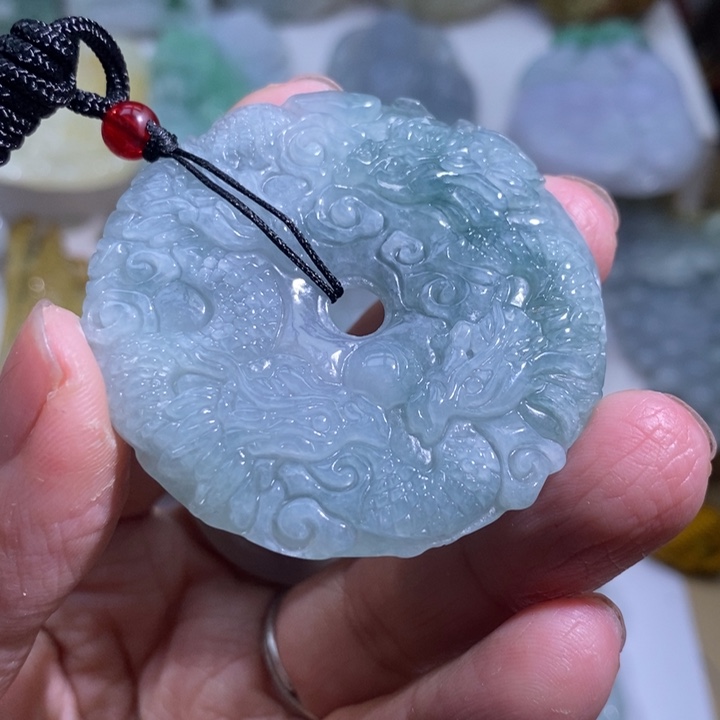 【闪购商品】颈饰未镶嵌翡翠龙牌
