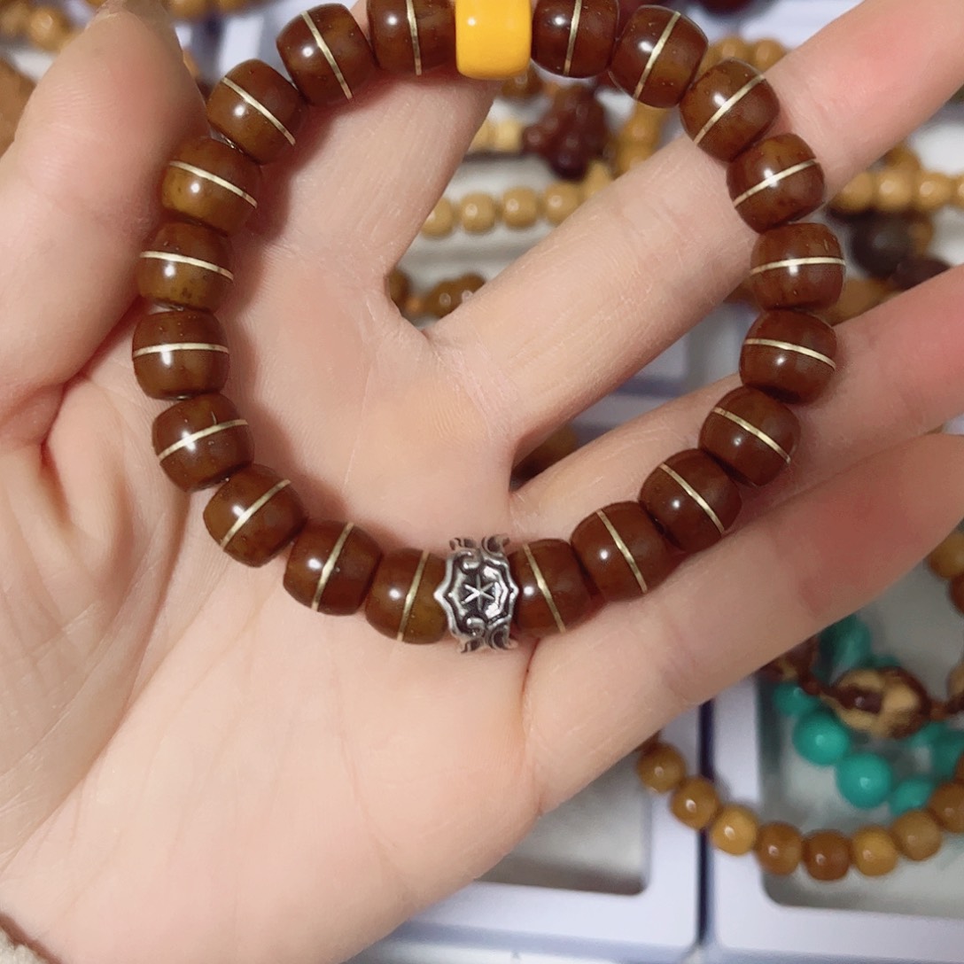 紫金鼠一线天手串全品好货