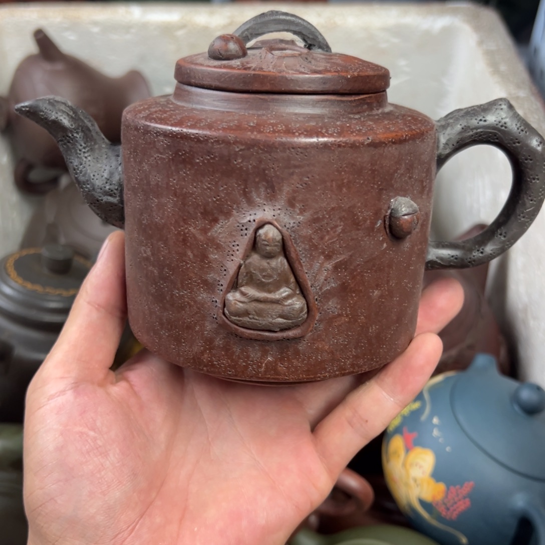 茶壶紫砂宜兴原矿紫砂壶500毫升容量