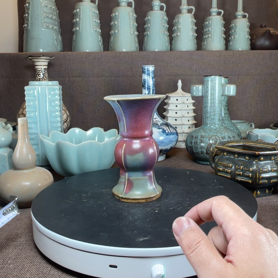 瓶钧窑花鼓瓶一个一