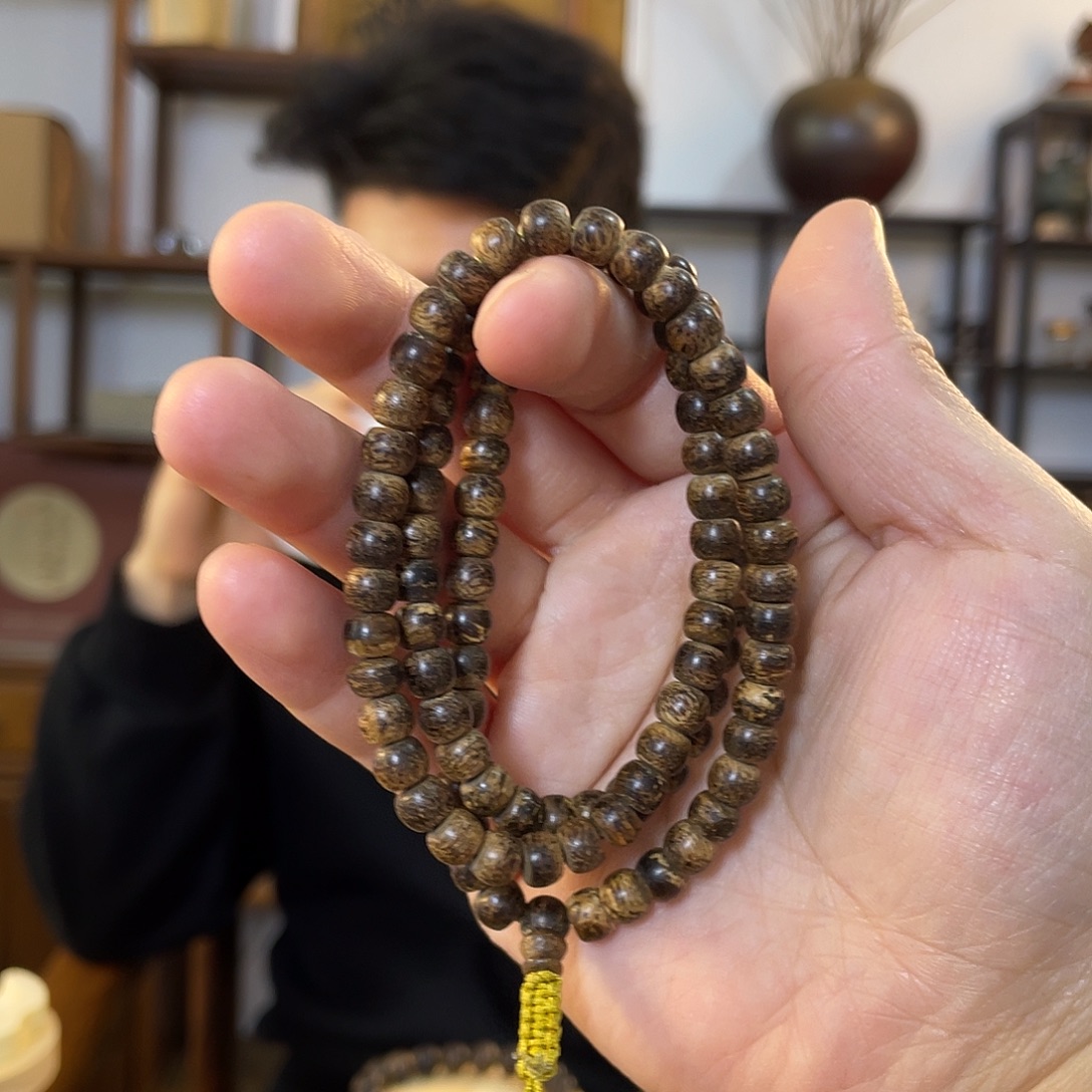 沉香手串老西马15g,6mm×5mm