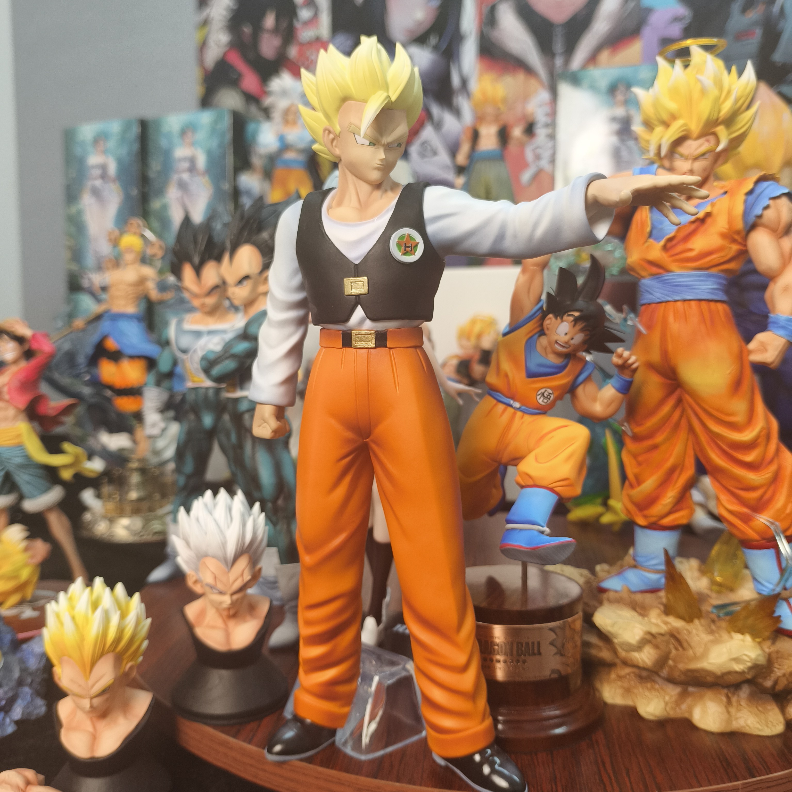 【VF厂社长大货实拍】30cm 休闲服悟饭 七龙珠手办模型摆件