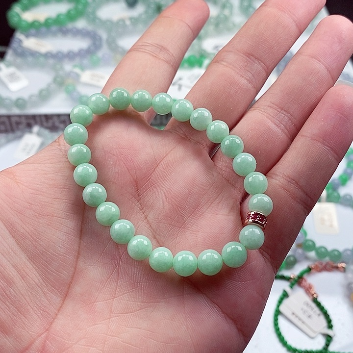 翡翠手链未镶嵌卡7.2
