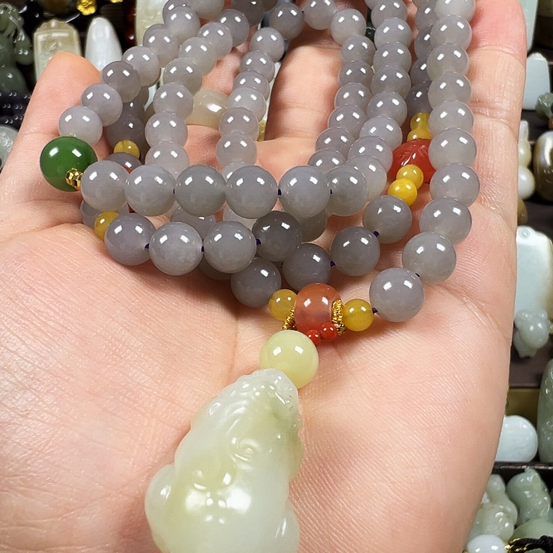 和田玉未镶嵌吊坠(不含链)