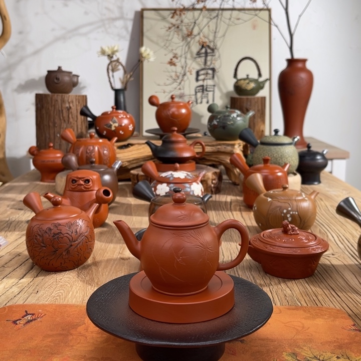 慕***坊常滑二代常山手作茶壶