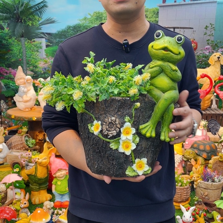 红陶花园庭院摆件