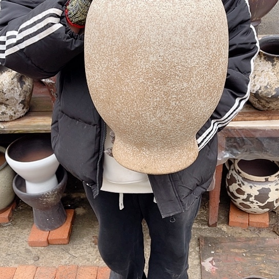 紫砂花盆高度35口径18