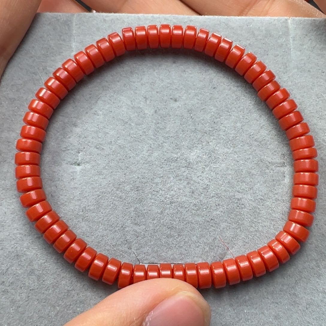 南红玛瑙手串未镶嵌