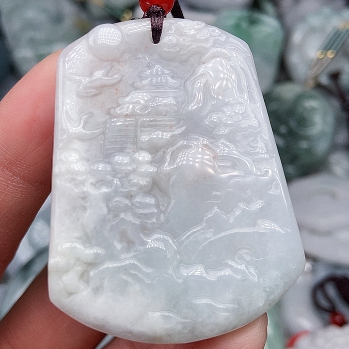 颈饰未镶嵌翡翠翡翠