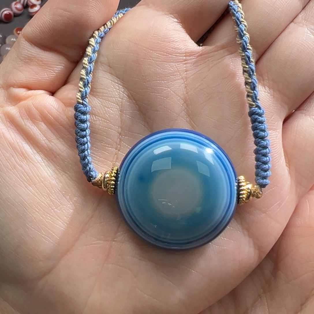 玛瑙/玉髓合金颈饰