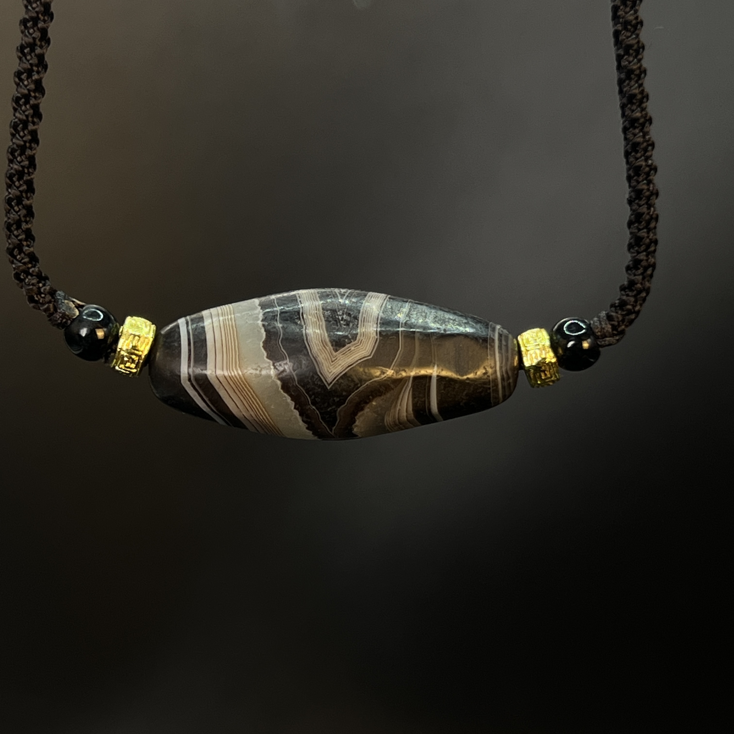 "清代玛瑙珠/ DL501660/ 古玩/收藏/德州文物"