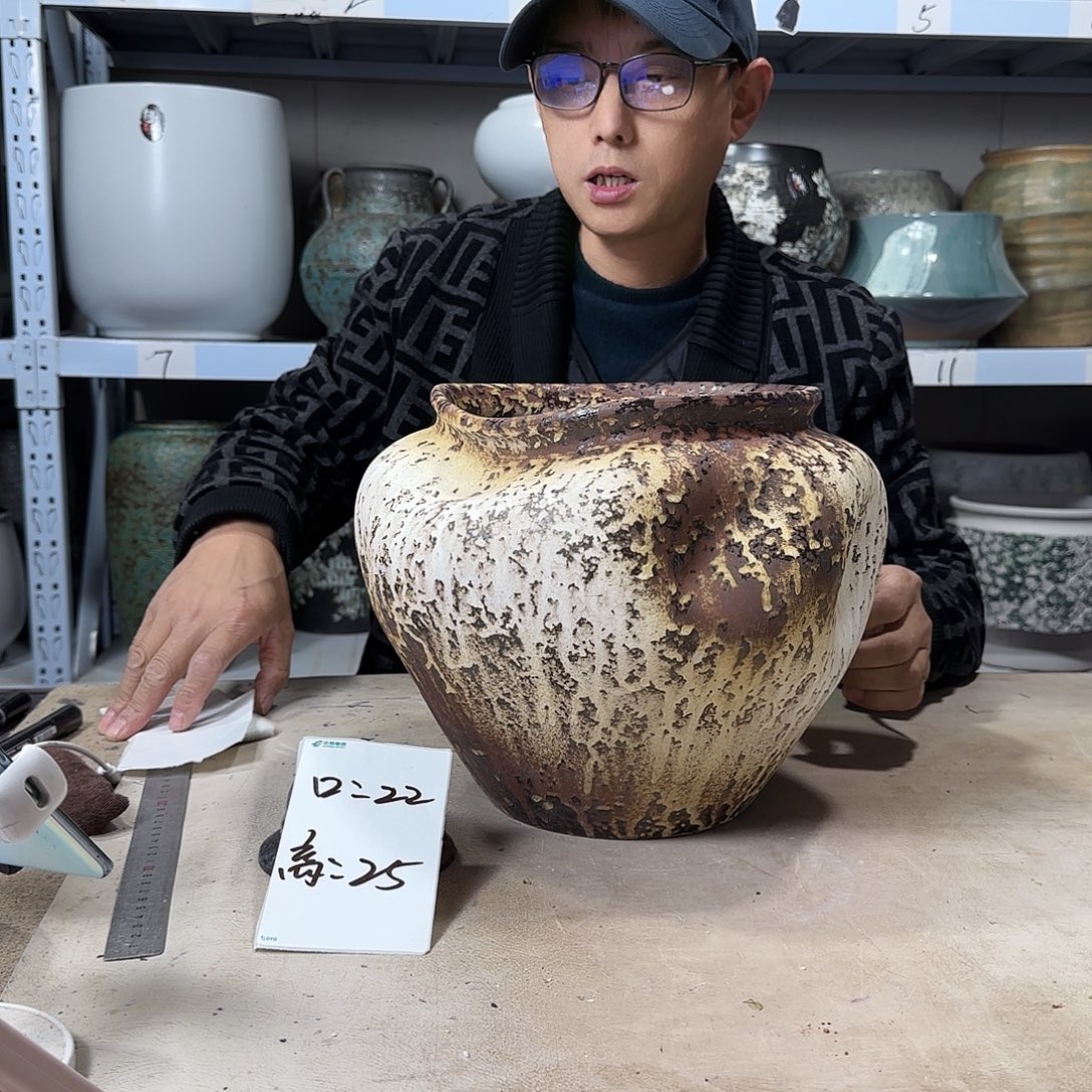 紫砂花盆尺寸22@24