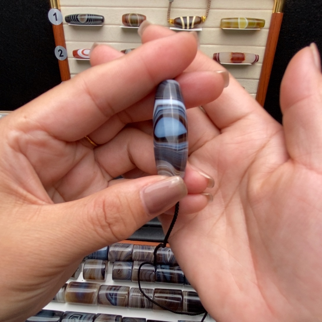 心***W玛瑙/玉髓未镶嵌吊坠