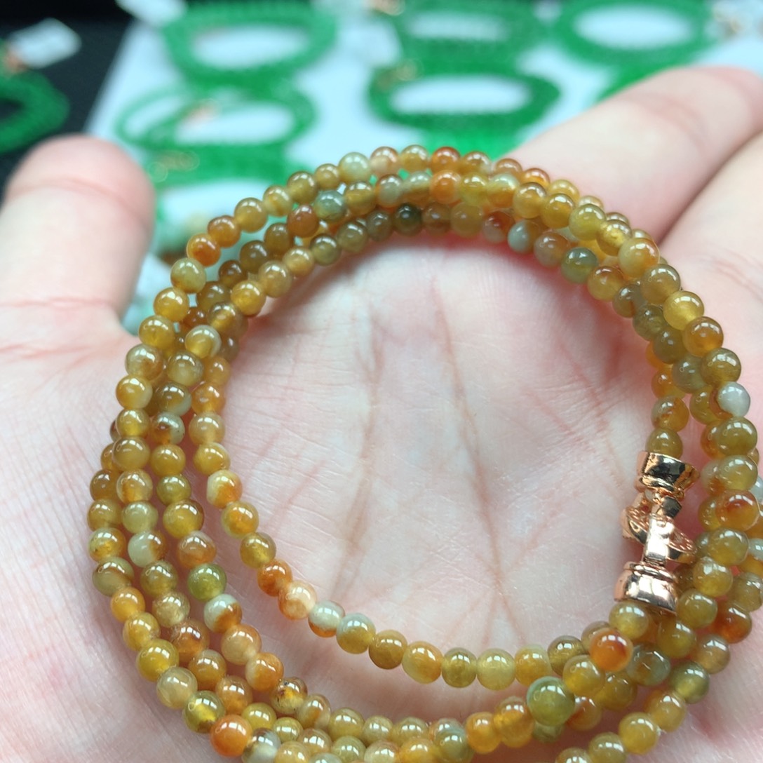 翡翠手链未镶嵌翡翠