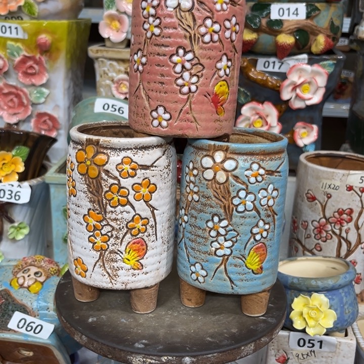 紫砂花盆粗陶材质多肉花盆