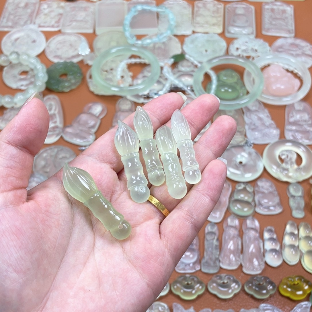 蛇纹石玉未镶嵌多样性随机发一