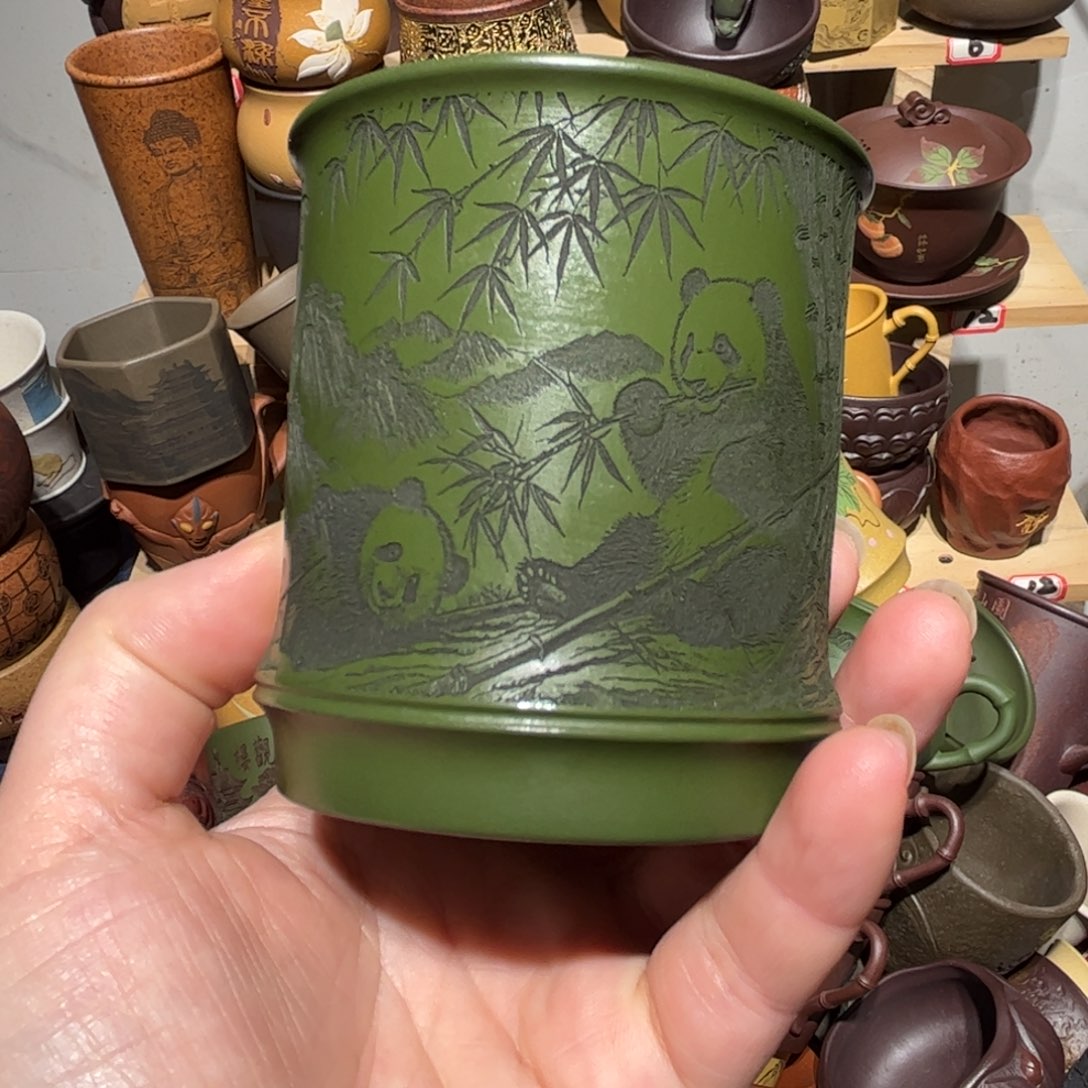 紫砂茶杯宜兴紫砂主人杯