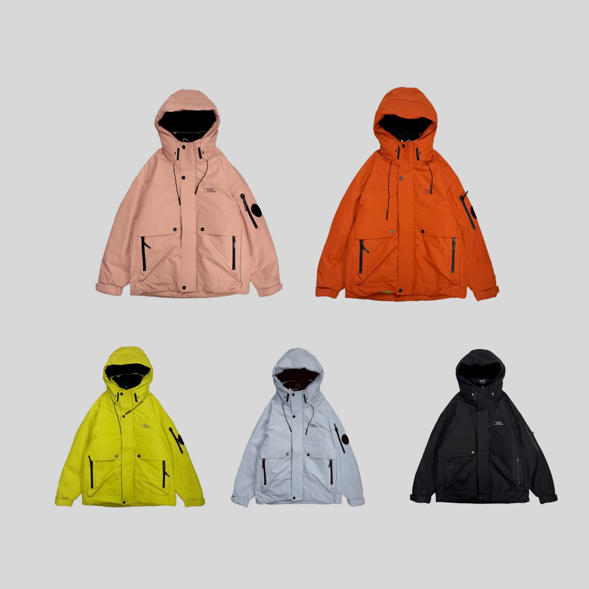 【冬季】男女同款极寒系列滑雪百搭时尚休闲滑雪服外套8156