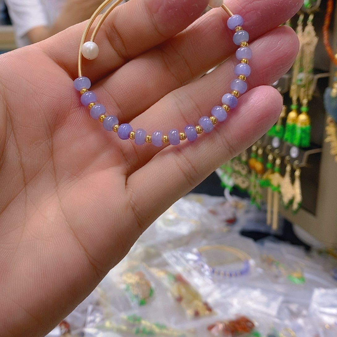 翡翠合金耳饰翡翠
