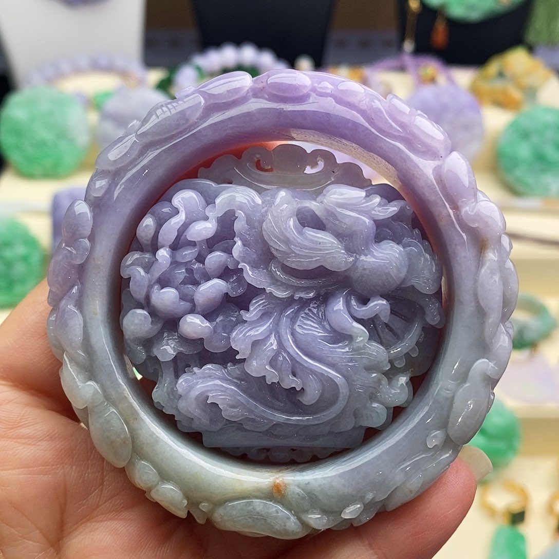 翡翠未镶嵌手镯套镯
