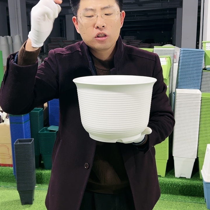 正品矮陶口27高18白色6只无托