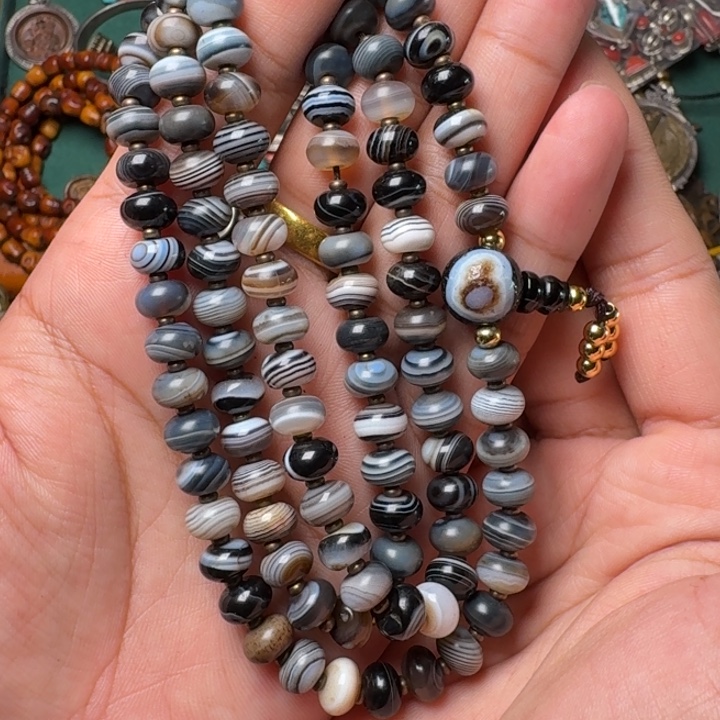 铜铁合金类铜菩提吊坠项链锁骨