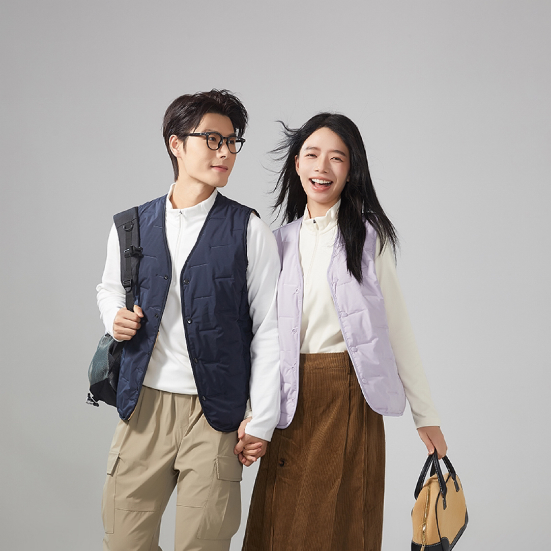 L气绒羊毛男女同款马甲