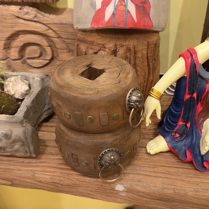 我***个老榆木工艺品挂件