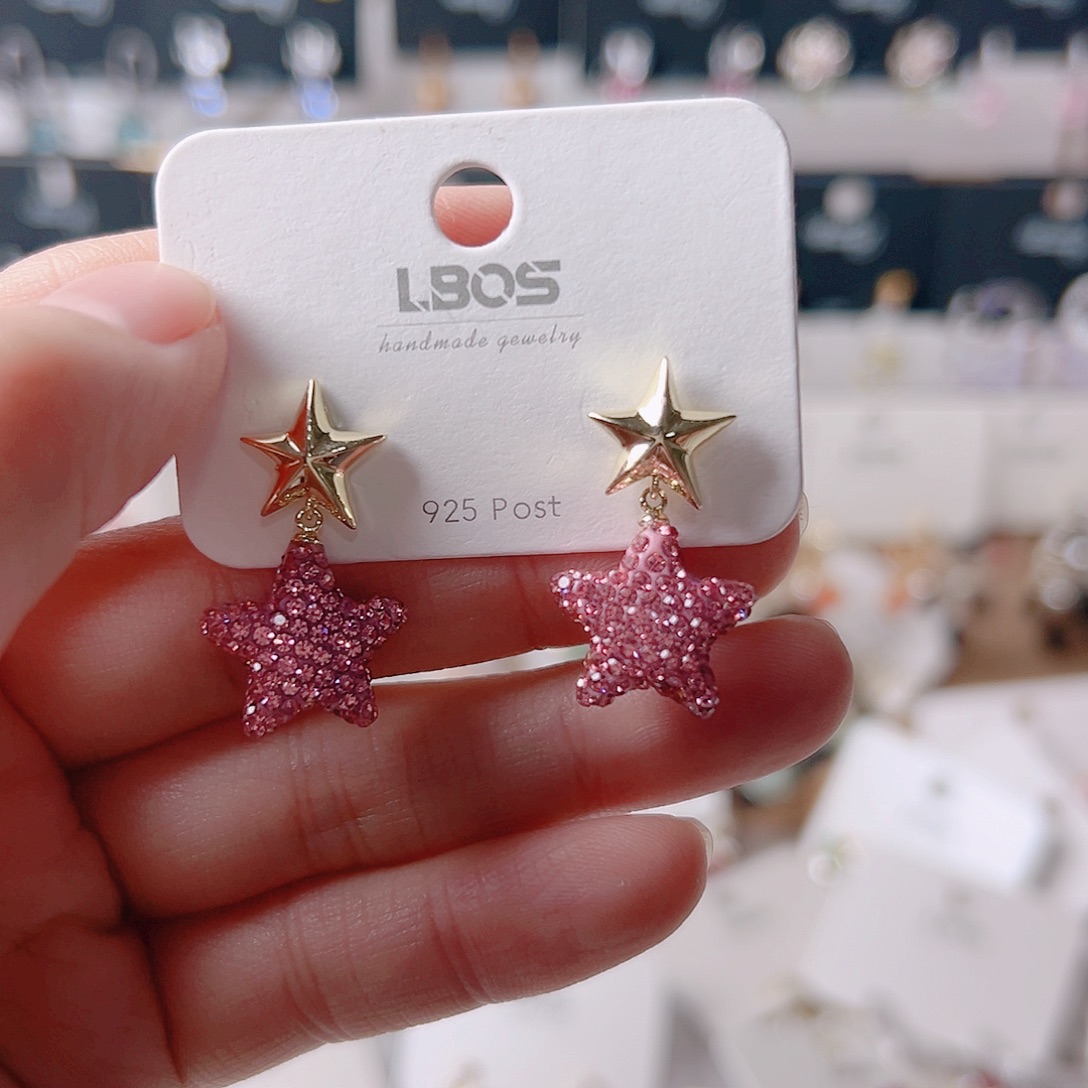 锆石纯铜合金耳环是