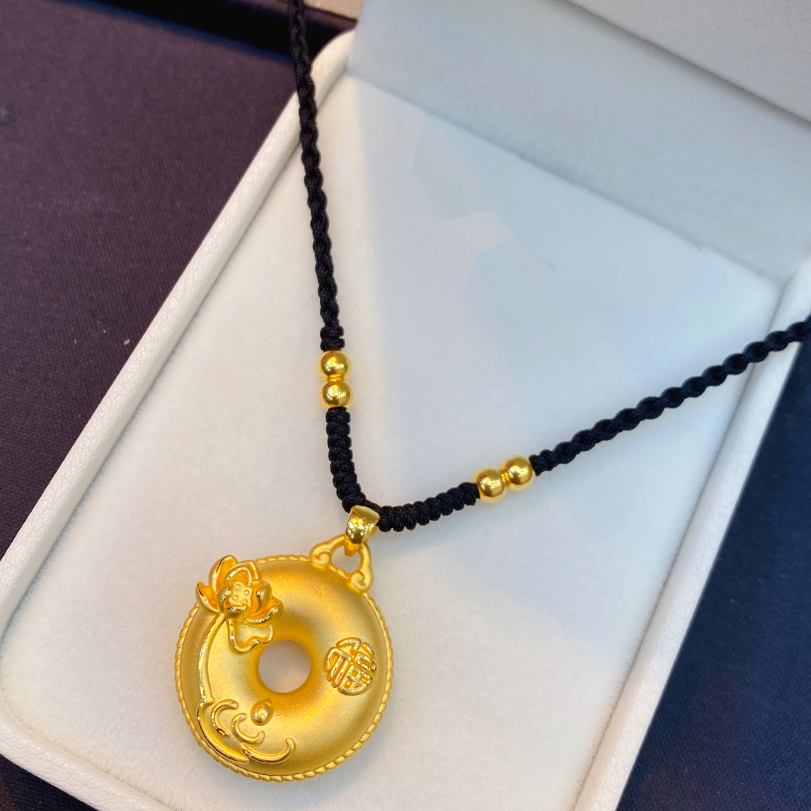 足金999（莲花平安扣）投资金条攒黄金悦己送礼