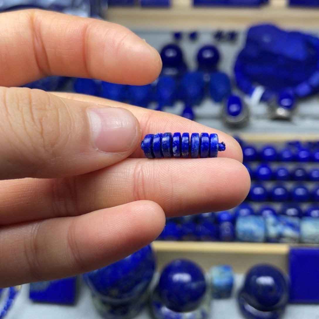 青金石单珠6+未镶嵌